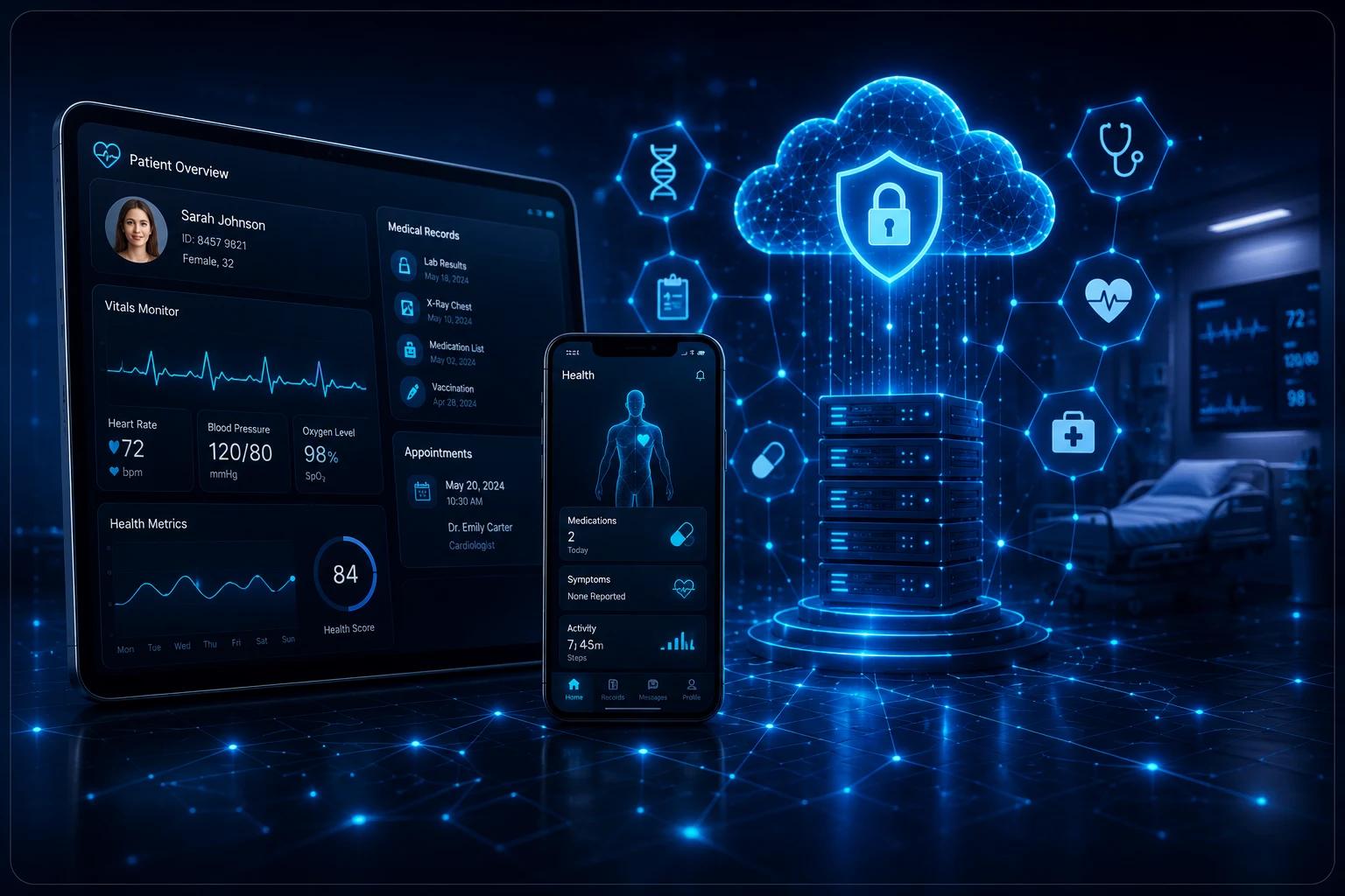 Digital health engineering and connected healthcare platform